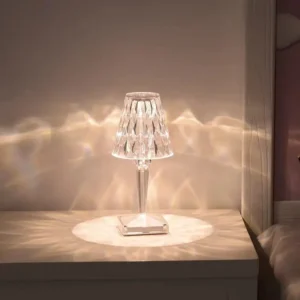 Modern Rechargeable Diamond Acrylic LED Table Lamp T45-003 2