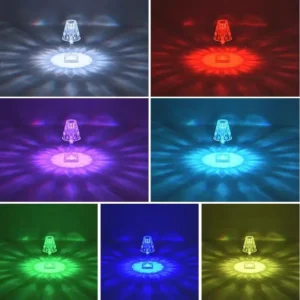 Modern Rechargeable Diamond Acrylic LED Table Lamp T45-003 4