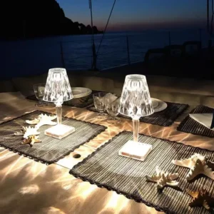 Modern Rechargeable Diamond Acrylic LED Table Lamp T45-003 5