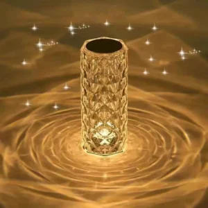 Luxury Clear Rechargeable Touch Dimmable Acrylic Table Lamp T45-005 7