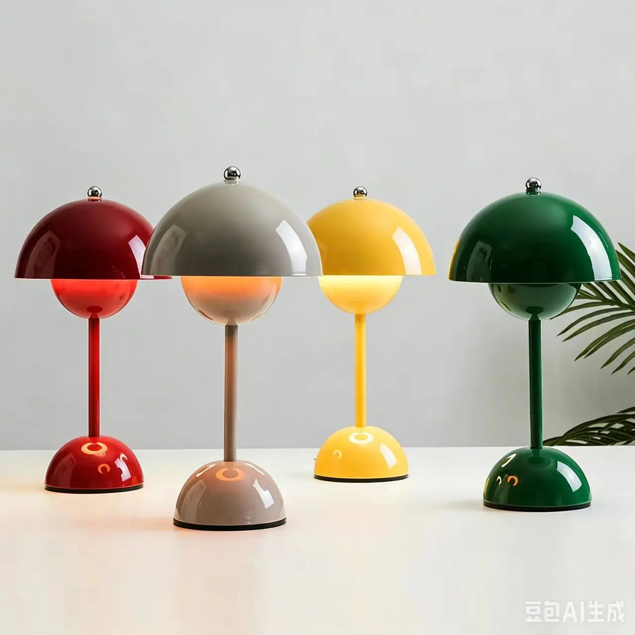 Nordic Rechargeable Touch Control Mushroom Table Lamp T45-008 1