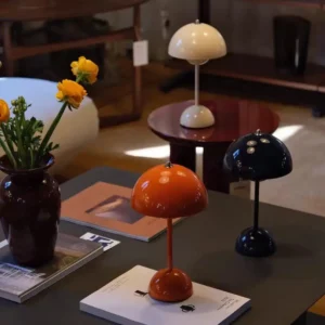 Nordic Rechargeable Touch Control Mushroom Table Lamp T45-008 6