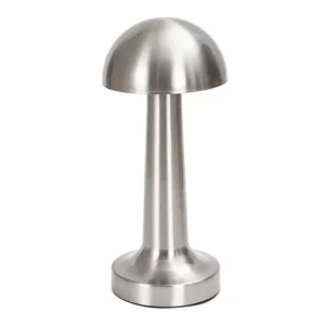 Luxury Retro Cordless Brass Metal Mushroom LED Table Lamp T45-009 6