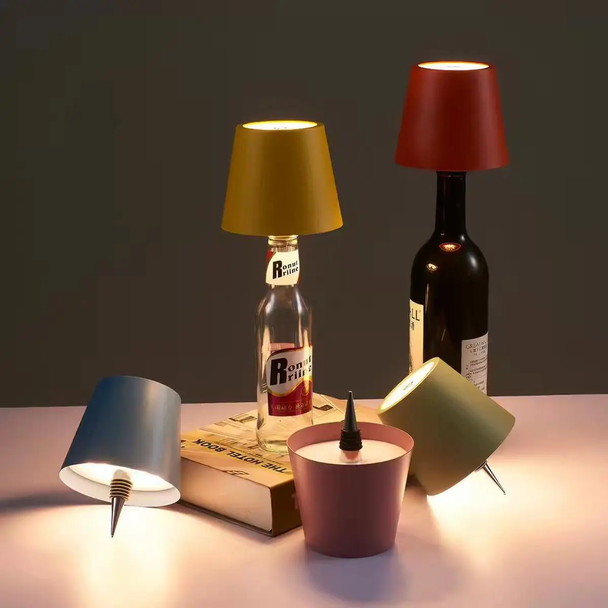 Minimalist Touch Dimmable Portable Cordless LED Table Lamp T45-010 4