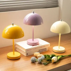 Nordic Rechargeable Cordless Mushroom Dome LED Table Lamp T45-011 2