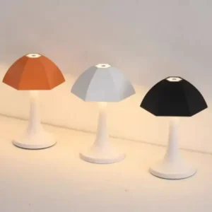 Modern Minimalist Red Dome Cordless LED Table Lamp T45-014 2