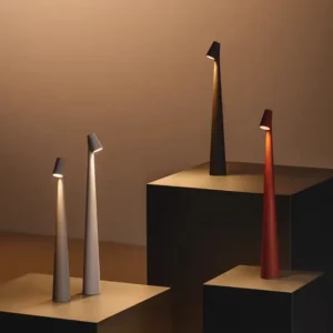 Nordic Slim Cone Cordless Rechargeable LED Table Lamp T45-018 3