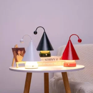 Macaron Cone Shaped Minimalist Touch Control LED Table Lamp T45-029 3