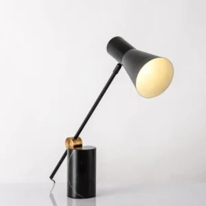 Nordic Black Metal and Marble Base Table Lamp TL-D023 2