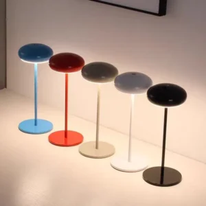 Minimalist Mushroom Touch Control Cordless LED Table Lamp T45-034 4