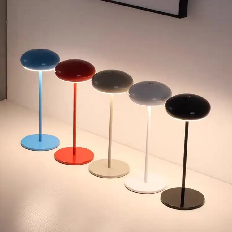 Minimalist Mushroom Touch Control Cordless LED Table Lamp T45-034 4