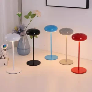 Minimalist Mushroom Touch Control Cordless LED Table Lamp T45-034 6