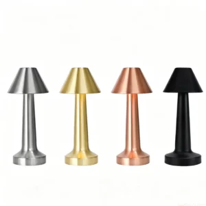 Multi-Color Metal Cordless Rechargeable Table Lamp with Touch Control T45-035 2