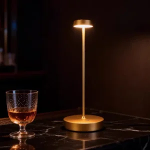 Modern Gold Aluminum Portable LED Table Lamp for Restaurant T45-055 2