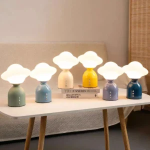 Macaron Cloud Shaped Rechargeable LED Table Lamp T45-041 1
