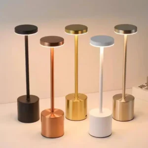 Sleek Cylinder Base Cordless Rechargeable LED Table Lamp T45-044 5