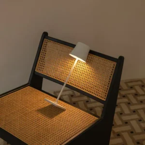 Modern Black & White Tall Rechargeable Ambient Table Lamp T45-053 4