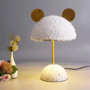 Modern Terrazzo Base Table Lamp with Cute Mouse Ear Design TL-D025 2