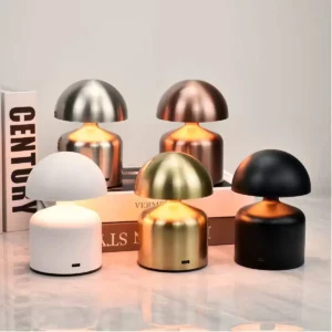 Minimalist Mushroom Metal Mini Cordless Led Table Lamp T45-052 1