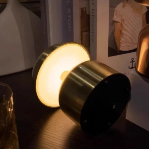 Minimalist Mushroom Metal Mini Cordless Led Table Lamp T45-052 4