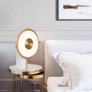 Modern Circular LED Table Lamp with Marble Base TL-D026 3
