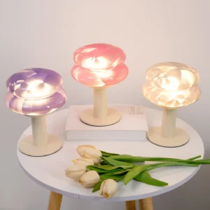 Nordic Creative Flower LED Nightstand Lamp For Bedroom T45-058 2