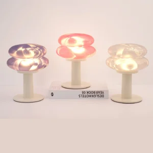 Nordic Creative Flower LED Nightstand Lamp For Bedroom T45-058 3