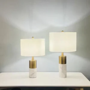 Modern Hotel Marble Base and Fabric Table Lamp TL-D034 4