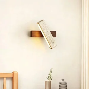 Wabi Sabi Adjustable Angle Travertine LED Wall Lamp WB2015 1