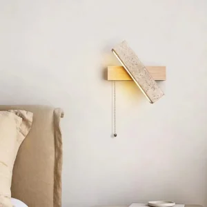Wabi Sabi Adjustable Angle Travertine LED Wall Lamp WB2015 4