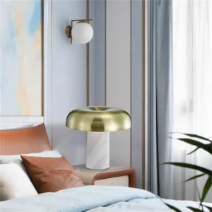 Modern Marble and Brass Metal Table Lamp TL-D039 4