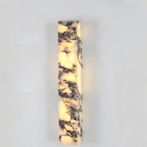 Minimalist Vertical Long Bvlgari Marble Up Down Wall Sconce Decor WC3014 1
