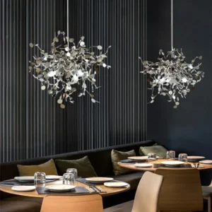 Decorative Tree Leaf Stainless Steel Pendant Light MA1001 4