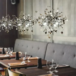 Decorative Tree Leaf Stainless Steel Pendant Light MA1001 5