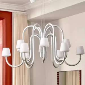 Modern Apollo Opal Glass Multi-Light Designer Chandelier MB2001 1