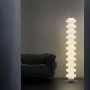 Scandinavian Bubble Glass LED Floor Lamp F7009 3