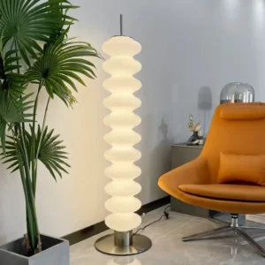 Scandinavian Bubble Glass LED Floor Lamp F7009 4