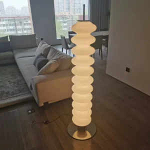 Scandinavian Bubble Glass LED Floor Lamp F7009 5