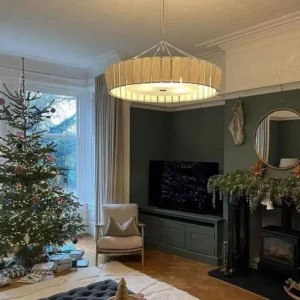 Modern Drum Shaped Ceramic Chandelier MB2005 2