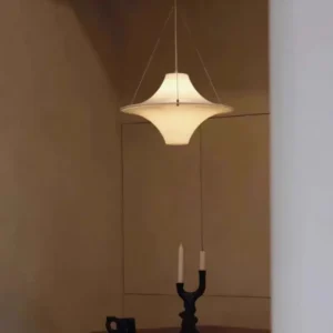 Contemporary White Acrylic UFO Pendant Light MA1003 4