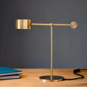 Modern Adjustable Brass Finish Metal Table Lamp TL-B005 1