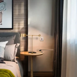Modern Adjustable Brass Finish Metal Table Lamp TL-B005 3