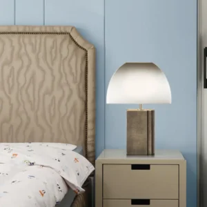 Mid-Century Rustic Metal&Fabric Table Lamp TL-B008 3