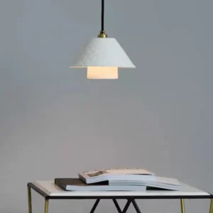 Modern Minimalist Ceramic Cone Pendant Light MA1007 1