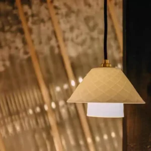 Modern Minimalist Ceramic Cone Pendant Light MA1007 4
