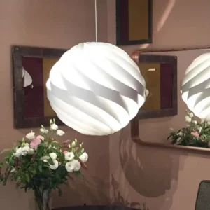 Nordic Wave Round Ball Hanging Pendant Lamp MA1008 3