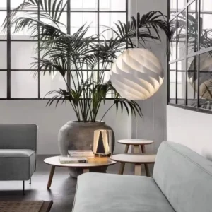 Nordic Wave Round Ball Hanging Pendant Lamp MA1008 4