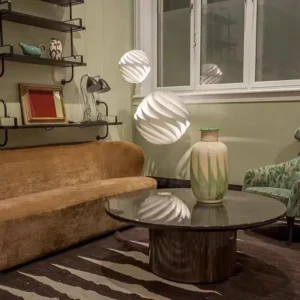 Nordic Wave Round Ball Hanging Pendant Lamp MA1008 5