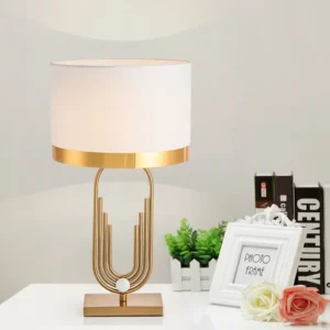 Luxury U-Shaped Brass Metal Table Lamp TL-B015 1