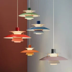 Modern Multi-Layer PH5 Aluminum Pendant Light MA1009 1